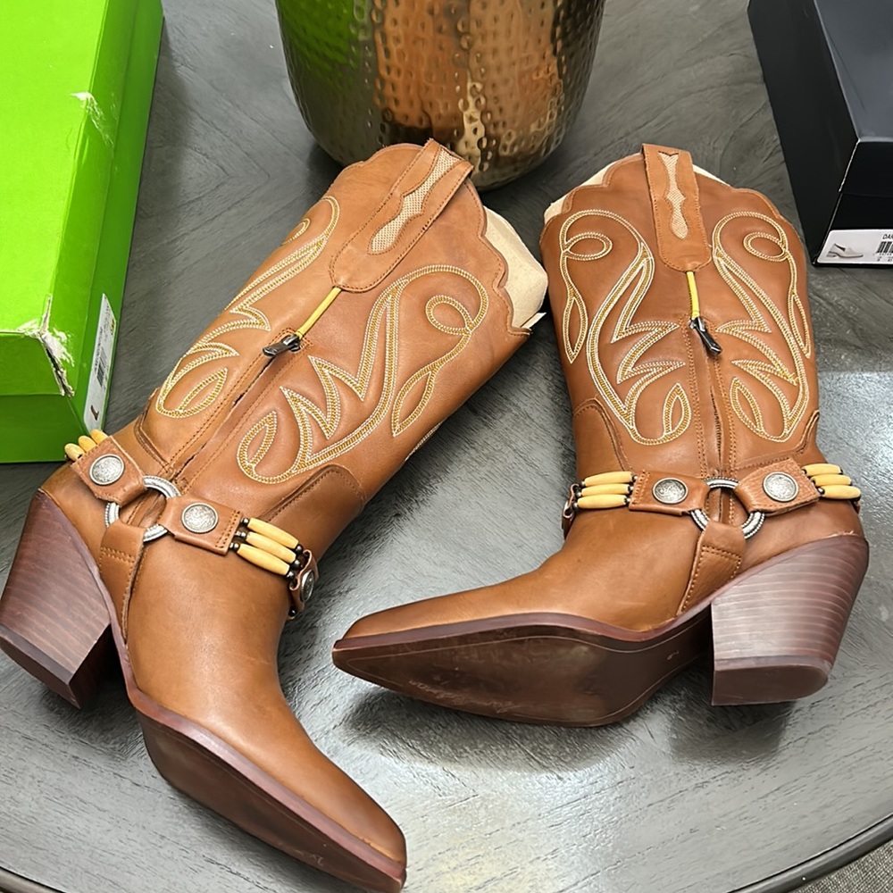 SAM EDELMAN JACKIE WESTERN BOOT - Picture 11 of 14